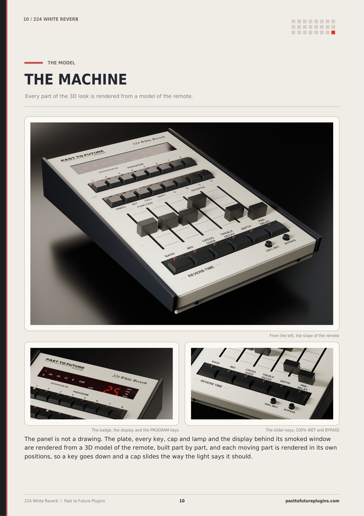PTF 224 White Reverb user's manual, page 10
