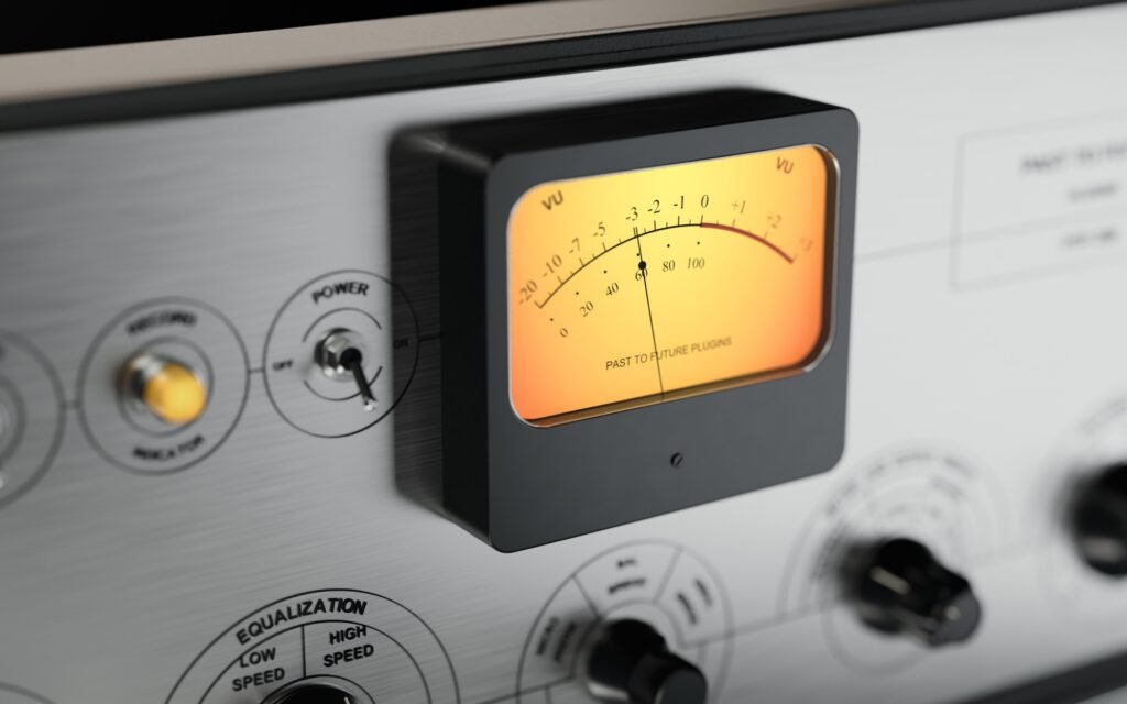 Three captures of the record amplifier