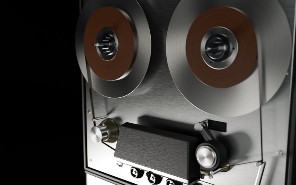 A real tape, on a real transport