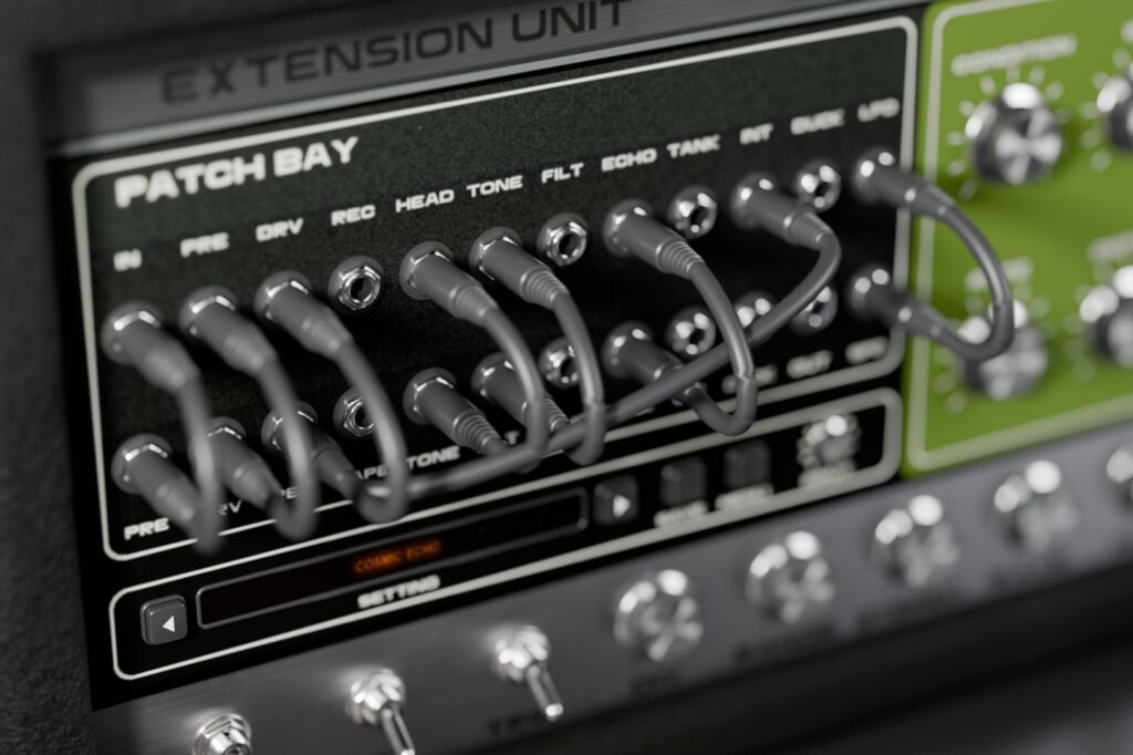 Every stage on a patch bay